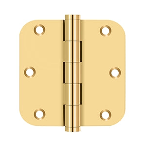 Deltana 3 1/2 x 3 1/2 Inch  Door Hinge - PVD Polished Brass