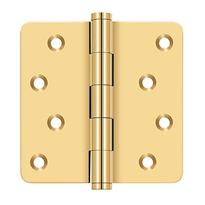 Deltana 4 x 4 Inch  Door Hinge - PVD Lifetime Brass