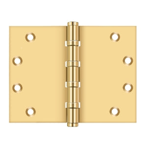 Deltana 4 1/2 x 6 Inch  Door Hinge - PVD Lifetime Brass