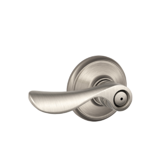 Schlage Champagne Privacy Lever-Satin Nickel 