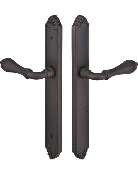 Emtek Configuration 1 Cast Bronze Tuscany 1 1/2 Inch x11 Inch Multi Point Lock Trim Only