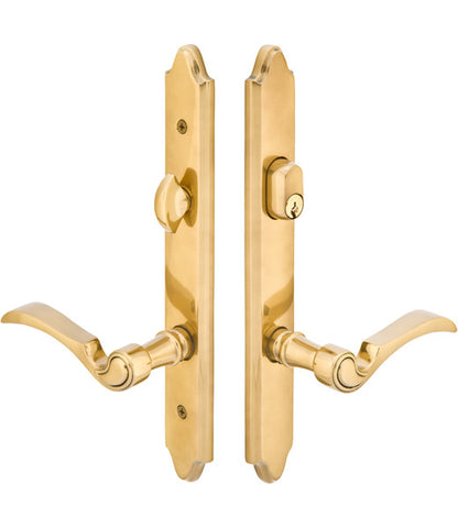 Emtek Configuration 2 Multi Point Lock - 1 1/2 Inchx11 Inch Brass Concord Plate Trim Only