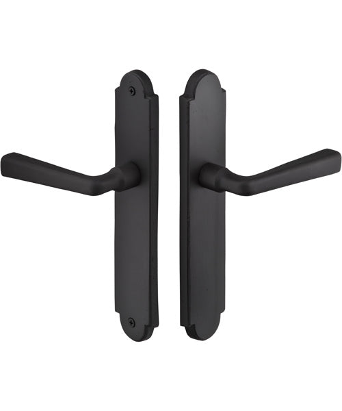 Emtek Configuration 5 - 2"X10" Arched Sandcast Multipoint Lock Trim - Non Locking