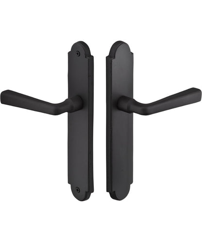 Emtek Configuration 5 - 2"X10" Arched Sandcast Multipoint Lock Trim - Non Locking