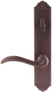 Emtek Configuration 2 2"X10" Tuscany Multipoint Lock Trim - Keyed Function