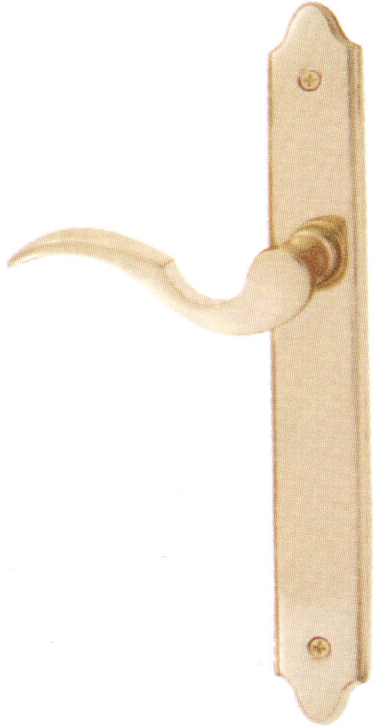 Emtek Configuration 5 - 1 1/2x11 Brass Concord Multipoint Lock Trim