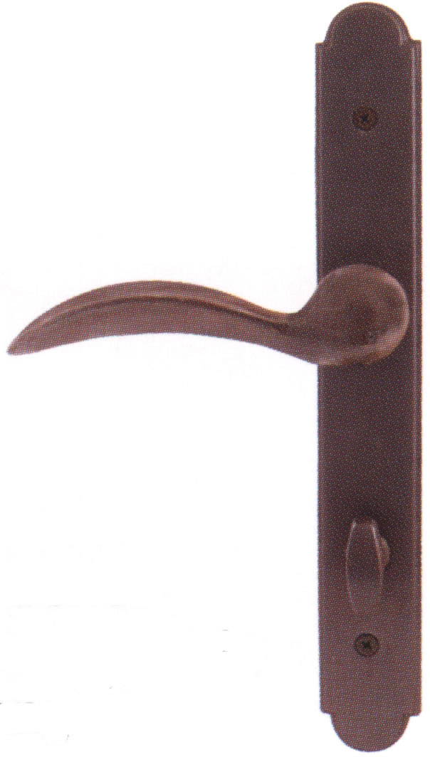 Emtek Configuration 6 1 1/2" x 11" Arched Sandcast Multipoint Lock Trim