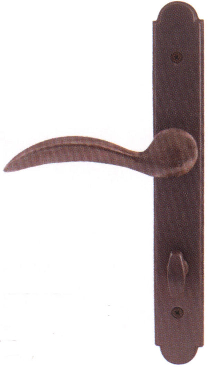 Emtek Configuration 6 1 1/2" x 11" Arched Sandcast Multipoint Lock Trim