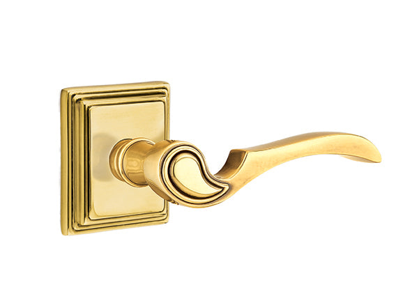 Emtek Coventry Lever with Wilshire Rosette