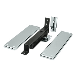 Deltana Solid Brass Jamb Bracket - Polished Chrome