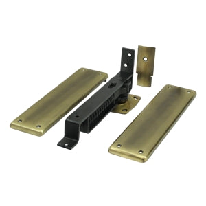 Deltana Solid Brass Jamb Bracket - Antique Brass