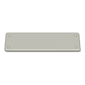 Deltana Solid Brass Cover Plate -  Brushed Nickel