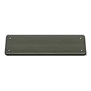 Deltana Solid Brass Cover Plate - Antique Nickel