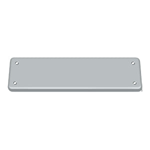 Deltana Solid Brass Cover Plate - Brushed Chrome
