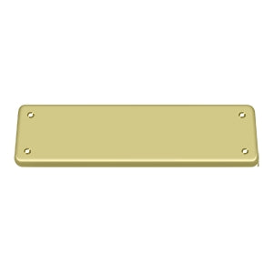Deltana Solid Brass Cover Plate - Polished Brass