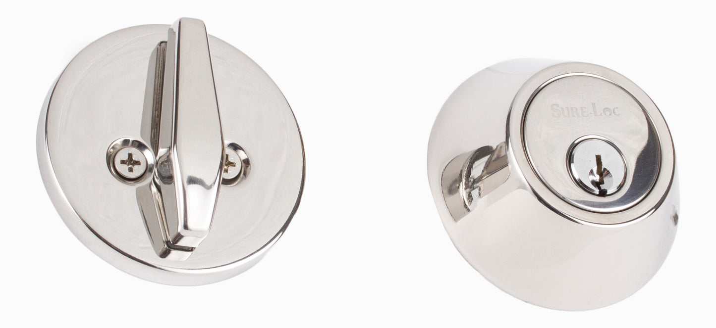 Sure-Loc Contemporary Single Cylinder Deadbolt
