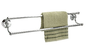 Dynasty Newport Double Towel Bar Shown in Polished Chrome