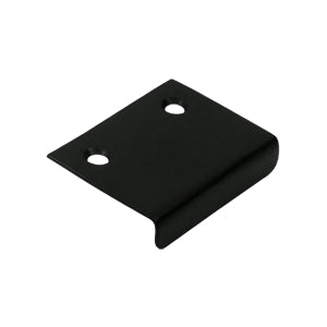 Deltana Solid Brass Mirror Pull - Flat Black