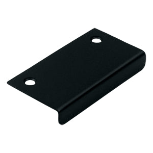 Deltana Solid Brass Mirror Pull - Flat Black
