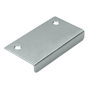 Deltana Solid Brass Mirror Pull - Brushed Chrome
