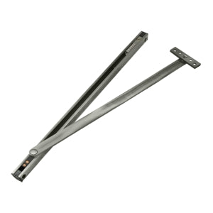 Deltana Solid Brass Overhead Door Holder - Antique Nickel