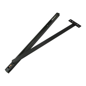 Deltana Solid Brass Overhead Door Holder - Flat Black