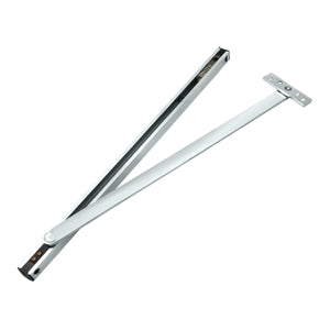 Deltana Solid Brass Overhead Door Holder - Polished Chrome