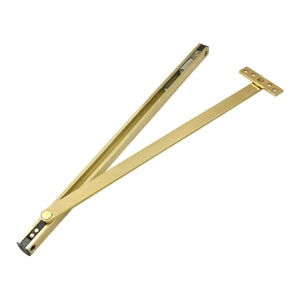 Deltana Solid Brass Overhead Door Holder - Polished Brass