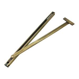 Deltana Solid Brass Overhead Door Holder - Antique Brass