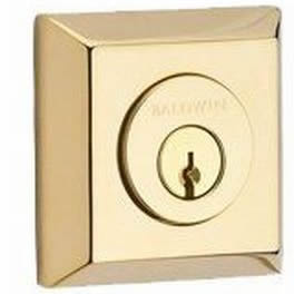 Baldwin Reserve Series Traditional Square Double Cylinder Deadbolt