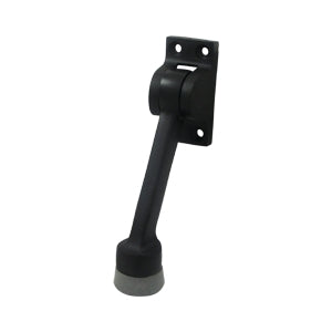 Deltana Solid Brass 4 inch Kickdown Holder - Flat Black