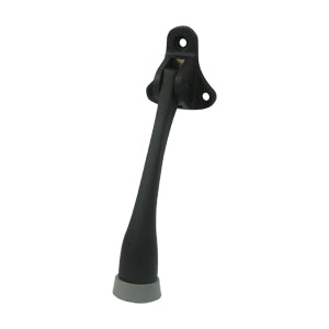 Deltana Solid Brass 5 inch Heavy Duty Kickdown Holder - Flat Black