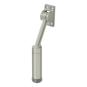Deltana Solid Brass 7 inch Heavy Duty Kickdown Holder - Brushed Nickel