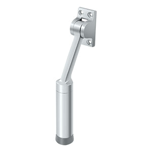 Deltana Solid Brass 7 inch Heavy Duty Kickdown Holder - Polished Chrome