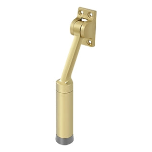 Deltana Solid Brass 7 inch Heavy Duty Kickdown Holder - Polished Brass