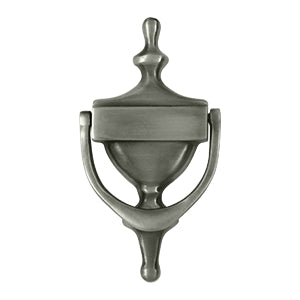 Deltana Solid Brass Victorian Door Knocker - Antique Nickel