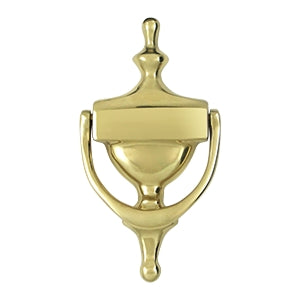 Deltana Solid Brass Victorian Door Knocker - Polished Brass