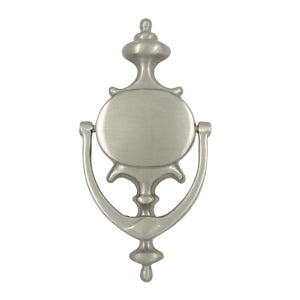 Deltana Solid Brass Imperial Door Knocker - Brushed Nickel