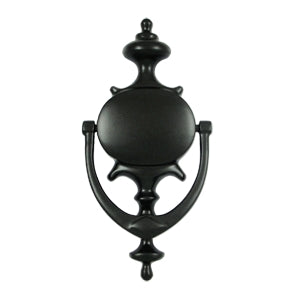 Deltana Solid Brass Imperial Door Knocker - Flat Black
