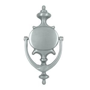 Deltana Solid Brass Imperial Door Knocker - Brushed Chrome