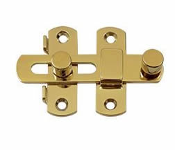Deltana Solid Brass Drop Latch - PVD Lifetime Brass
