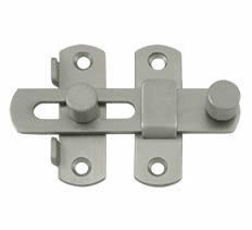 Deltana Solid Brass Drop Latch - Satin Nickel