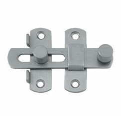 Deltana Solid Brass Drop Latch - Satin Chrome