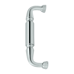Deltana Solid Brass 8 Inch Door Pull - Polished Chrome