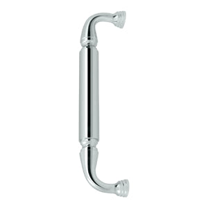 Deltana Solid Brass 10 Inch Door Pull - Polished Chrome