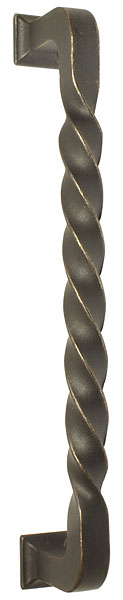 Emtek Lost Cast Wax Bronze 8 Inch Twist Pull