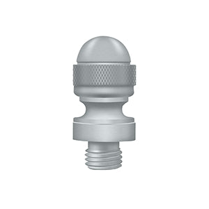 Deltana Acorn  Door Hinge Finial - Brushed Chrome