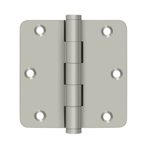 Deltana 3 1/2 x 3 1/2 Inch  Door Hinge - Brushed Nickel