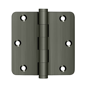Deltana 3 1/2 x 3 1/2 Inch  Door Hinge - Antique Nickel
