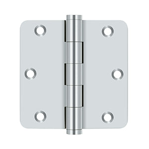 Deltana 3 1/2 x 3 1/2 Inch  Door Hinge - Polished Chrome